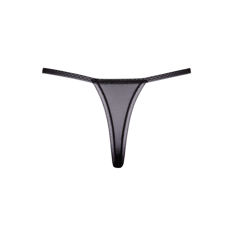 String ouvert Fleur brodée - Cottelli LINGERIE