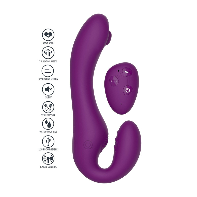 Vibro anatomique pulsatile télécommandé - Xocoon