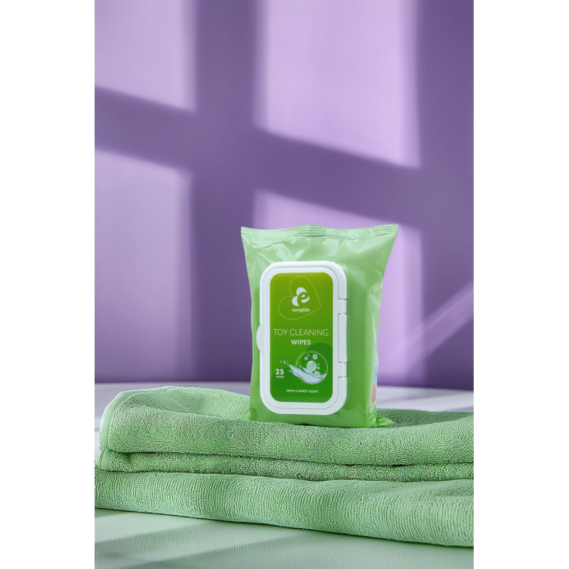 25 lingettes Lingettes nettoyantes pour sextoys - EasyGlide