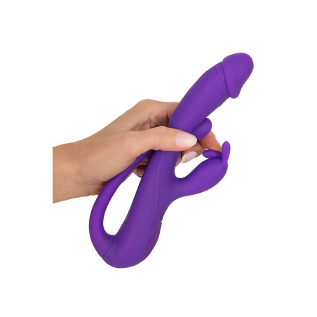 Vibro Rabbit avec tickler flexible - Sweet Smile