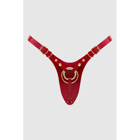 Harnais Fabulous rouge vernis - Strap On Me