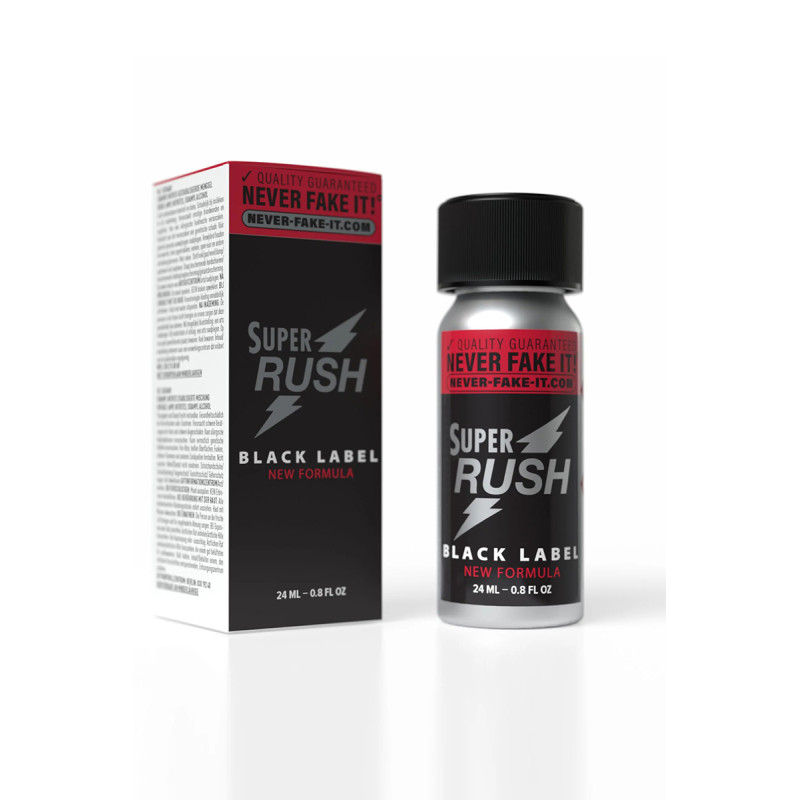 Poppers Super Rush Black Label Aluminium 24ml