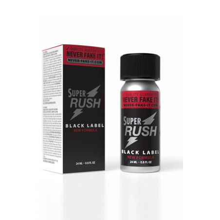 Poppers Super Rush Black Label Aluminium 24ml