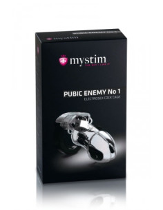 Cage Pénis Electro-Stim Pubic Enemy N°1 - Mystim