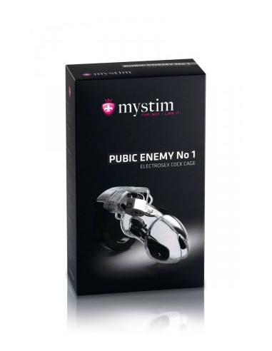 Cage Pénis Electro-Stim Pubic Enemy N°1 - Mystim