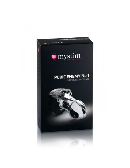 Cage Pénis Electro-Stim Pubic Enemy N°1 - Mystim