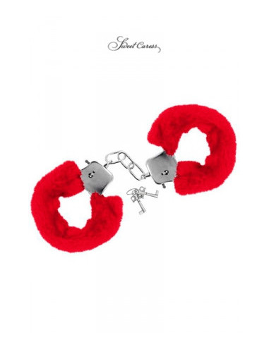 Menottes de Poignets Rouge - Sweet Caress