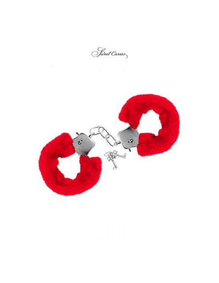 Menottes de Poignets Rouge - Sweet Caress
