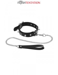 Fetish Tentation Collier à Pointes & Laisse
