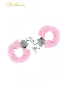 Menottes Rose Sweet Caress - Faux Fourrure & Métal