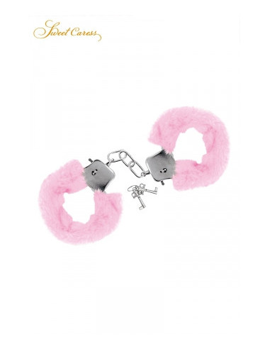 Menottes Rose Sweet Caress - Faux Fourrure & Métal