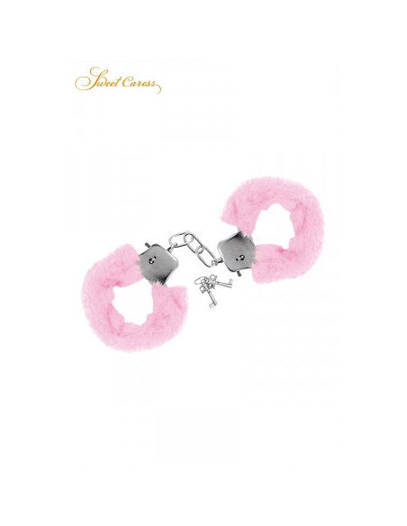 Menottes Rose Sweet Caress - Faux Fourrure & Métal