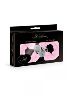 Menottes Rose Sweet Caress - Faux Fourrure & Métal 2