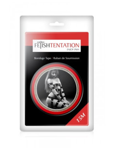 Ruban Soumission Rouge 15m - Fetish Tentation 2