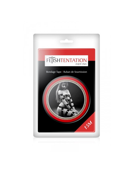 Ruban Soumission Rouge 15m - Fetish Tentation