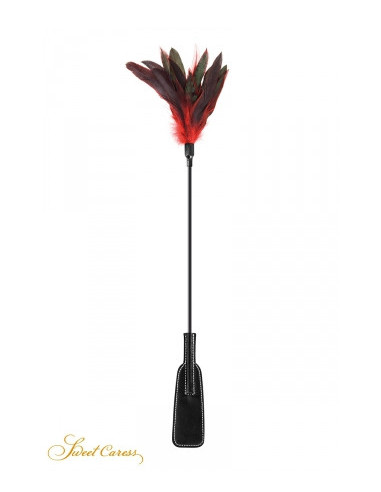 Tapette à plumes rouges - Sweet Caress