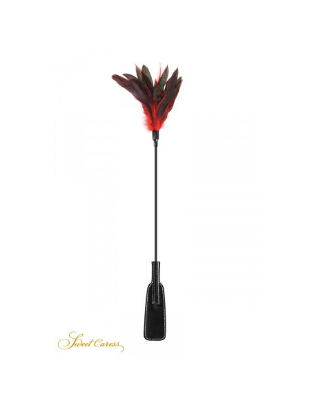 Tapette à plumes rouges - Sweet Caress