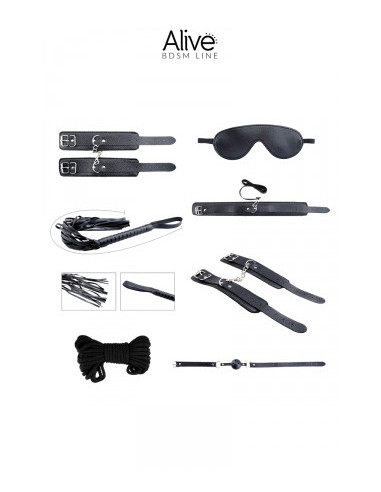 Kit BDSM Secret Desires Noir - Alive