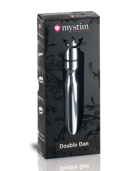 Gode électro-stimulation Double Dan - Mystim