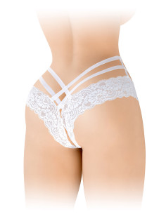 Tanga ouvert Anne - blanc 2