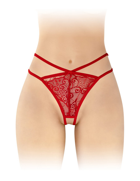 String ouvert Mylene - rouge
