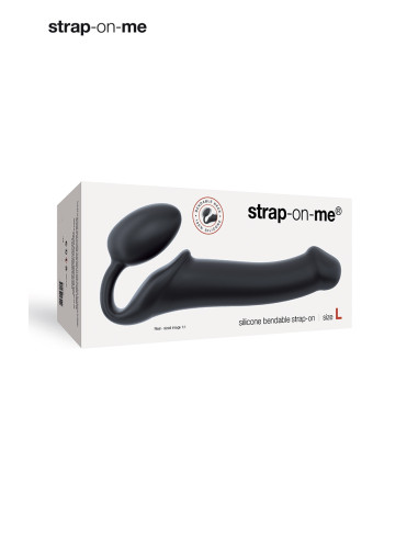 Gode ceinture strap-on noir L