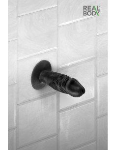 Plug anal réaliste noir 11 cm - Real Tim 2