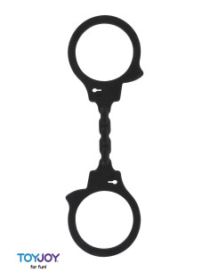 Menottes silicone stretchy - noir