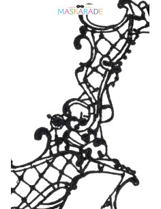 Loup broderie souple Croissant de lune 2
