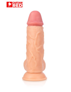 Gode XXL The Strong 26 x 6,5 cm - Captain Red 2