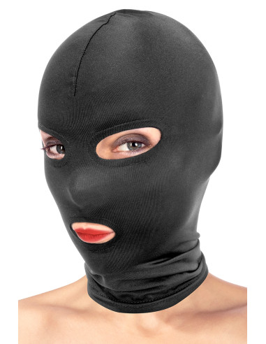 Cagoule BDSM 3 ouvertures - Fetish Tentation