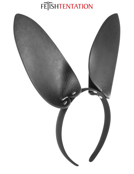 Oreilles de lapin en simili cuir - Fetish Tentation