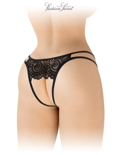 Culotte noire ouverte Annette - Fashion Secret 2