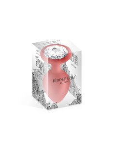Plug bijou silicone rouge L - Hidden Eden 2