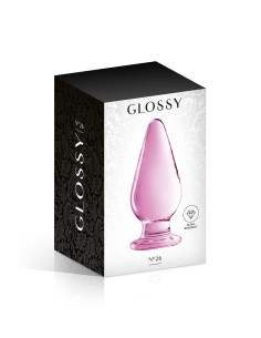 Plug anal verre Glossy Toys n° 26 Pink 2