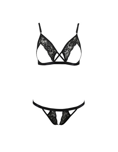 Ensemble sexy ouvert Diabolina - Passion