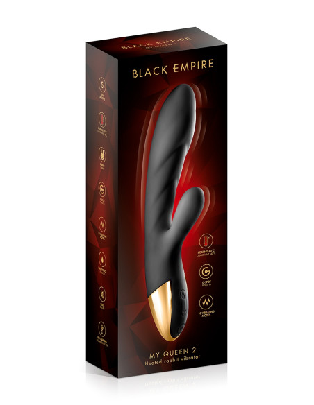 Vibromasseur chauffant My Queen 2 - Black Empire