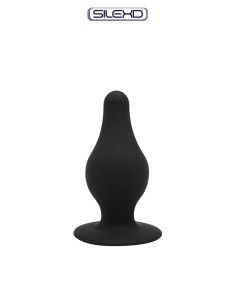 Plug anal The Original Model 2 noir 6,4 cm - SilexD