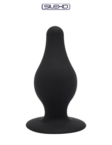 Plug anal The Original Model 2 noir 10,2 cm - SilexD