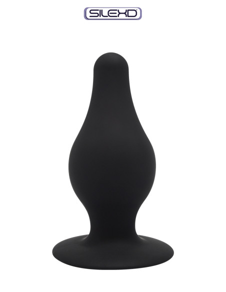 Plug anal The Original Model 2 noir 10,2 cm - SilexD