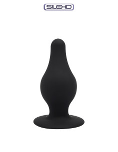 Plug anal The Original Model 2 noir 7,2 cm - SilexD