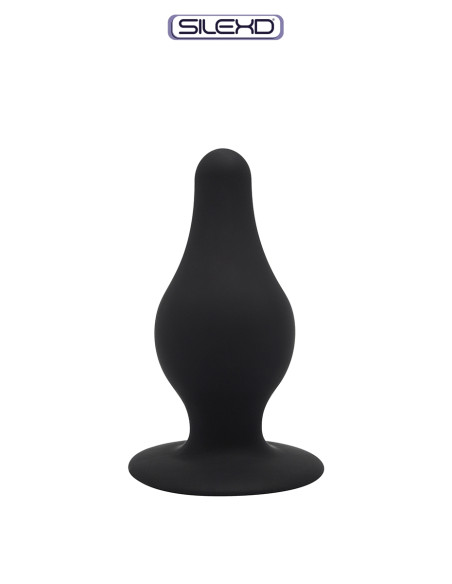 Plug anal The Original Model 2 noir 7,2 cm - SilexD