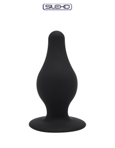 Plug anal The Original Model 2 noir 9,3 cm - SilexD