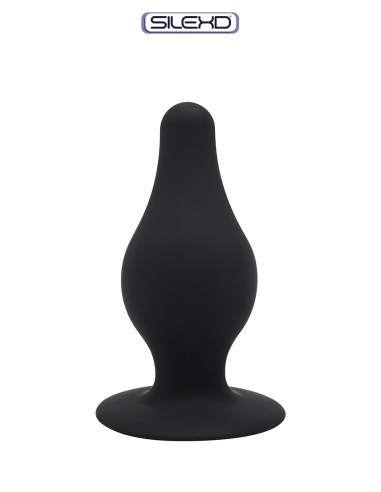 Plug anal The Original Model 2 noir 9,3 cm - SilexD
