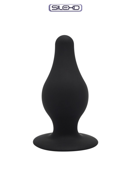 Plug anal The Original Model 2 noir 9,3 cm - SilexD