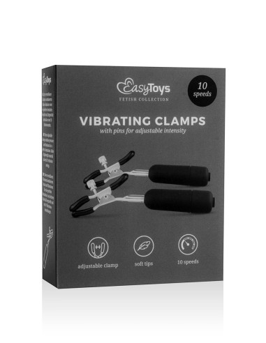 Pinces à tétons vibrantes  - Easytoys Fetish Collection