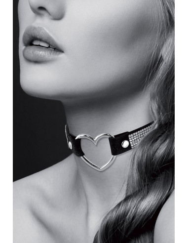 Collier strass et coeur - Bijoux Pour Toi