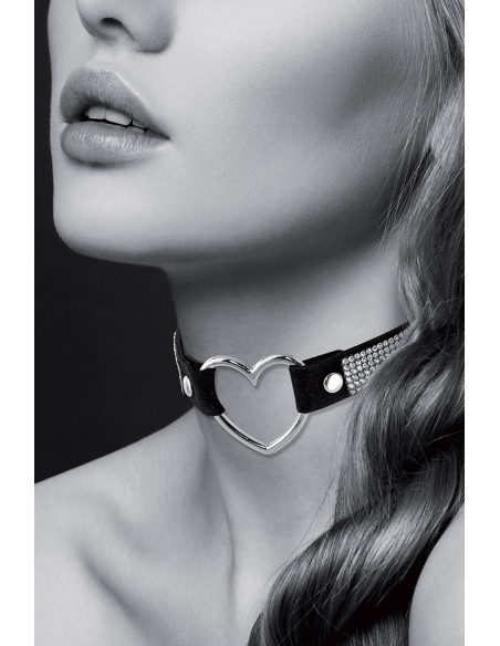 Collier strass et coeur - Bijoux Pour Toi