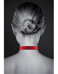 Collier rouge cadenas coeur - Bijoux Pour Toi 2