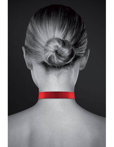 Collier rouge cadenas coeur - Bijoux Pour Toi